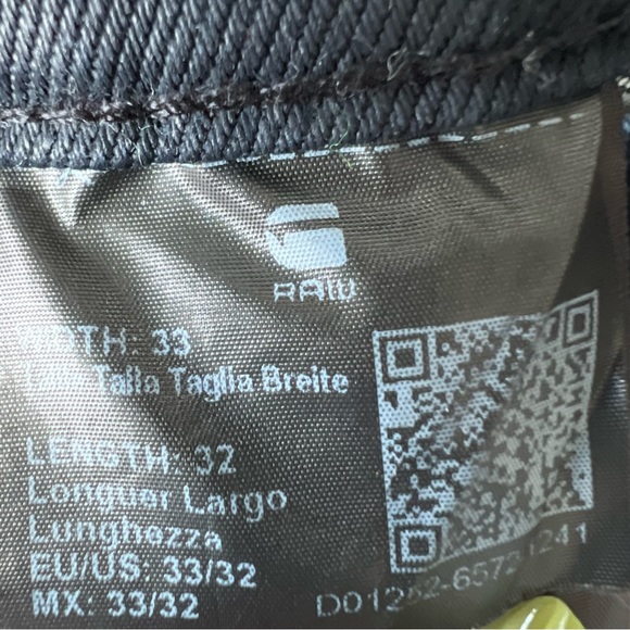 SOLD 5620 G-STAR ELWOOD 3D ZIP KNEE SKINNY JEANS - Picture 4 of 4